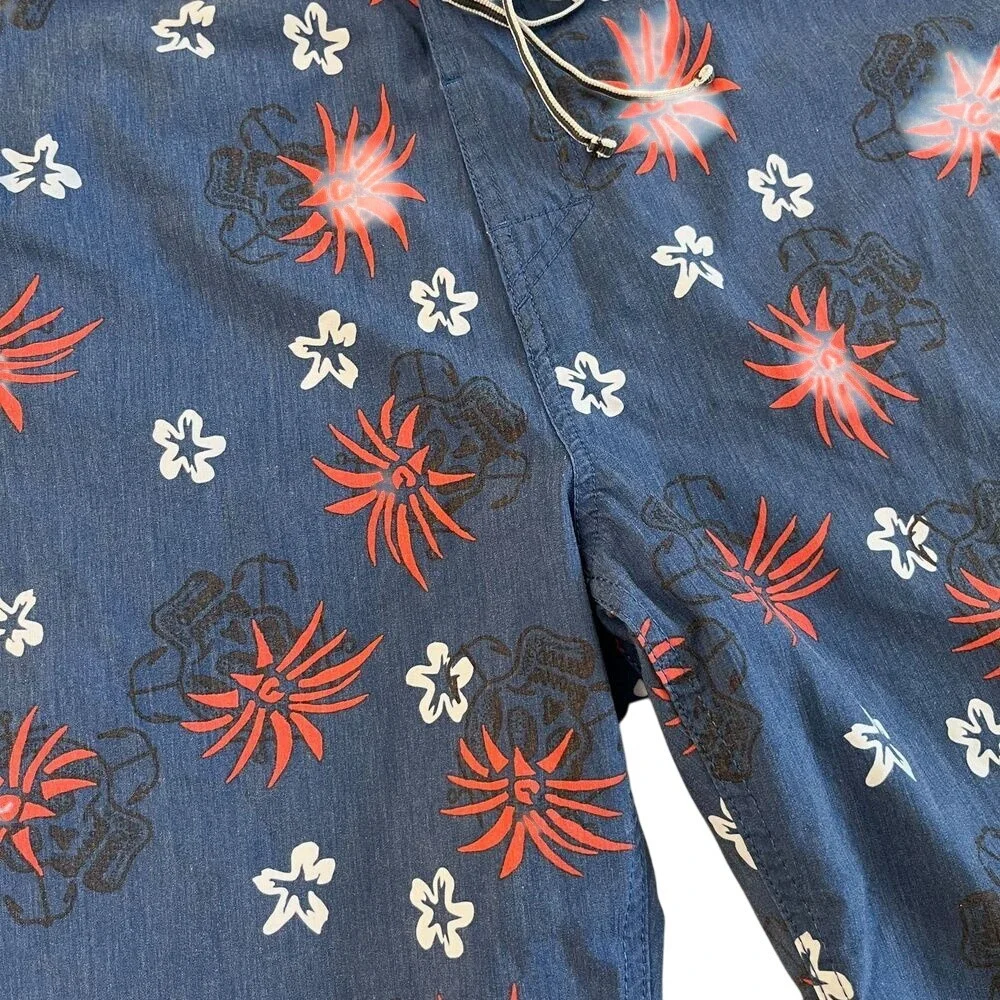 Captain Fin Mens Skulls And Floral Board Shorts, Captain Fin‎ Mens Swimwear 120